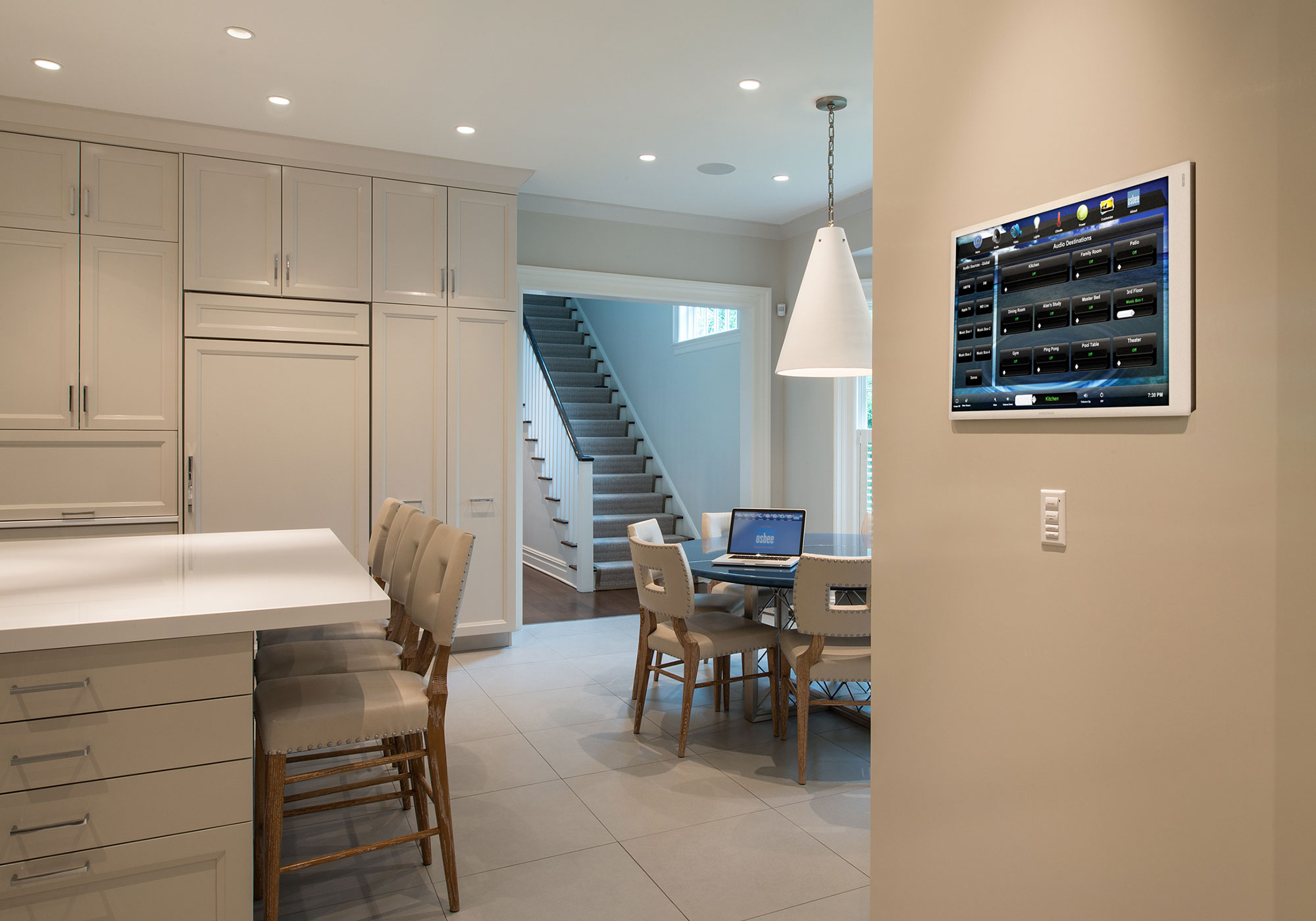 kitchen, touchscreen, wall-mount touchscreen, audio screen, keypad