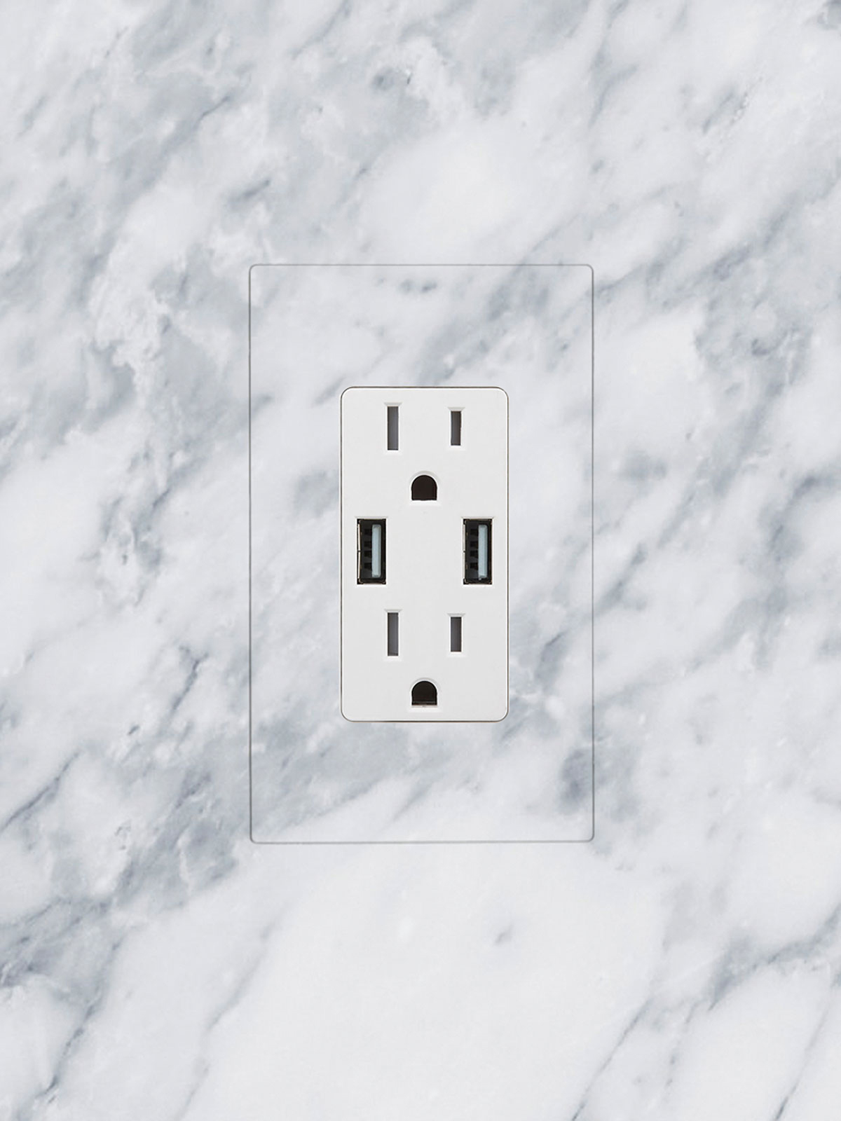 TruFig, flush-mount, receptacle, outlet, marble, stone, finishes